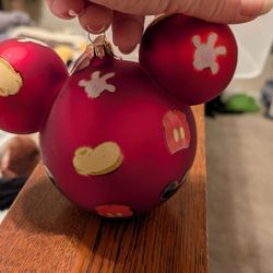 Mickey Mouse Ears Christmas Ornament 