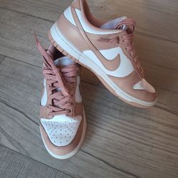 Nike dunk, Pink/white 6.5