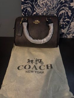Coach Brown Leather Satchel/Top Handle Bag - Excellent Condition