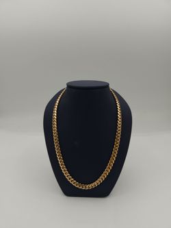10 K Solid Gold Cuban Link Chain