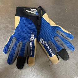 Aftco Blue Fever Heavy Fishing Gloves 