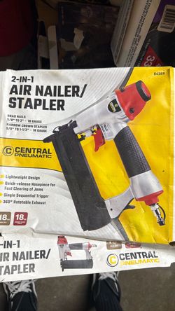 Central Pneumatic 2-in-1 Air Nailer/Stapler