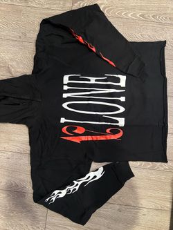 VLONE x PALM ANGELS HOODIE RED