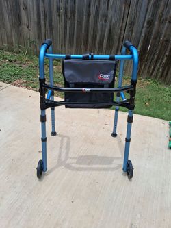 Carex walker with wheels portable
