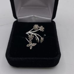 18K 0.50TCW Dia Flowers Ring 