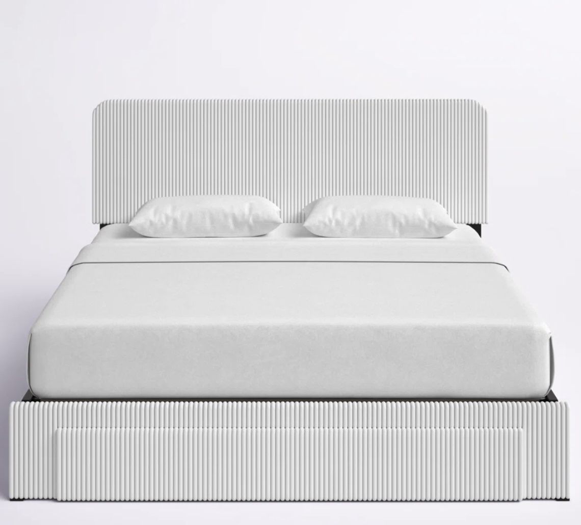 King size bedfame no mattress included