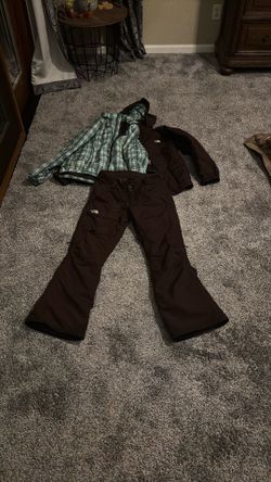 North Face Snow Jacket , Liner , And Snow Pants.
