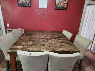 Marble dining set