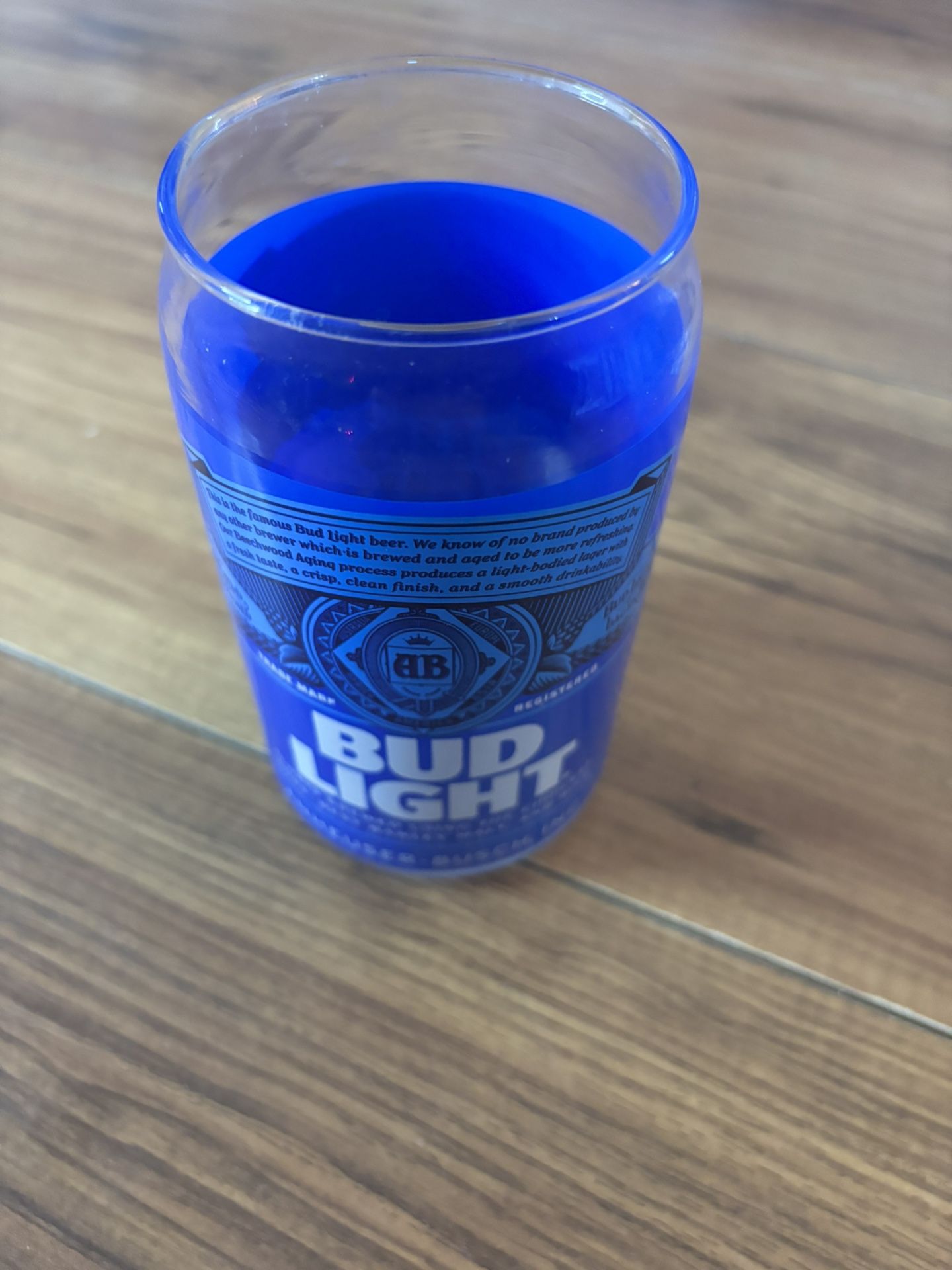 Classic Bud Light Beer Glass Can Shaped-16 oz