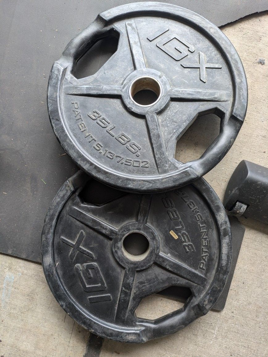 Olympic Rubber Coated Weights