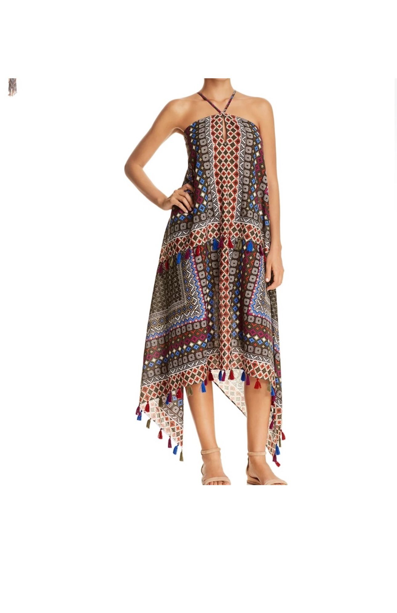 NWT Amoressa Ladies Blk/white Joni Sun Dress