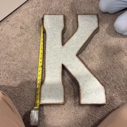 Letter K Wall Decor