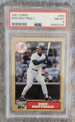 Don Mattingly 1987 Topps #500 PSA 8