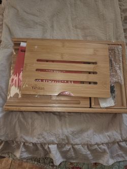 Teak Wood Bathtub Caddy