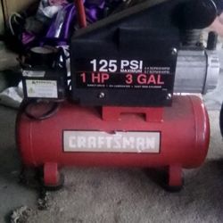 Craftsman 3 Gallon Portable Air Compressor 
