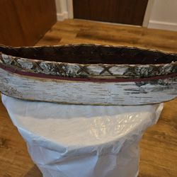 Birch Bark Canoe Souvenir 