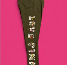 Vs pink leggings size L
