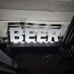 Beer Lighting Sign 