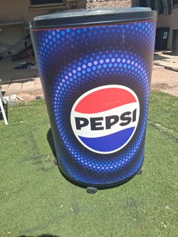 Pepsi  commercial rolling barrel cooler