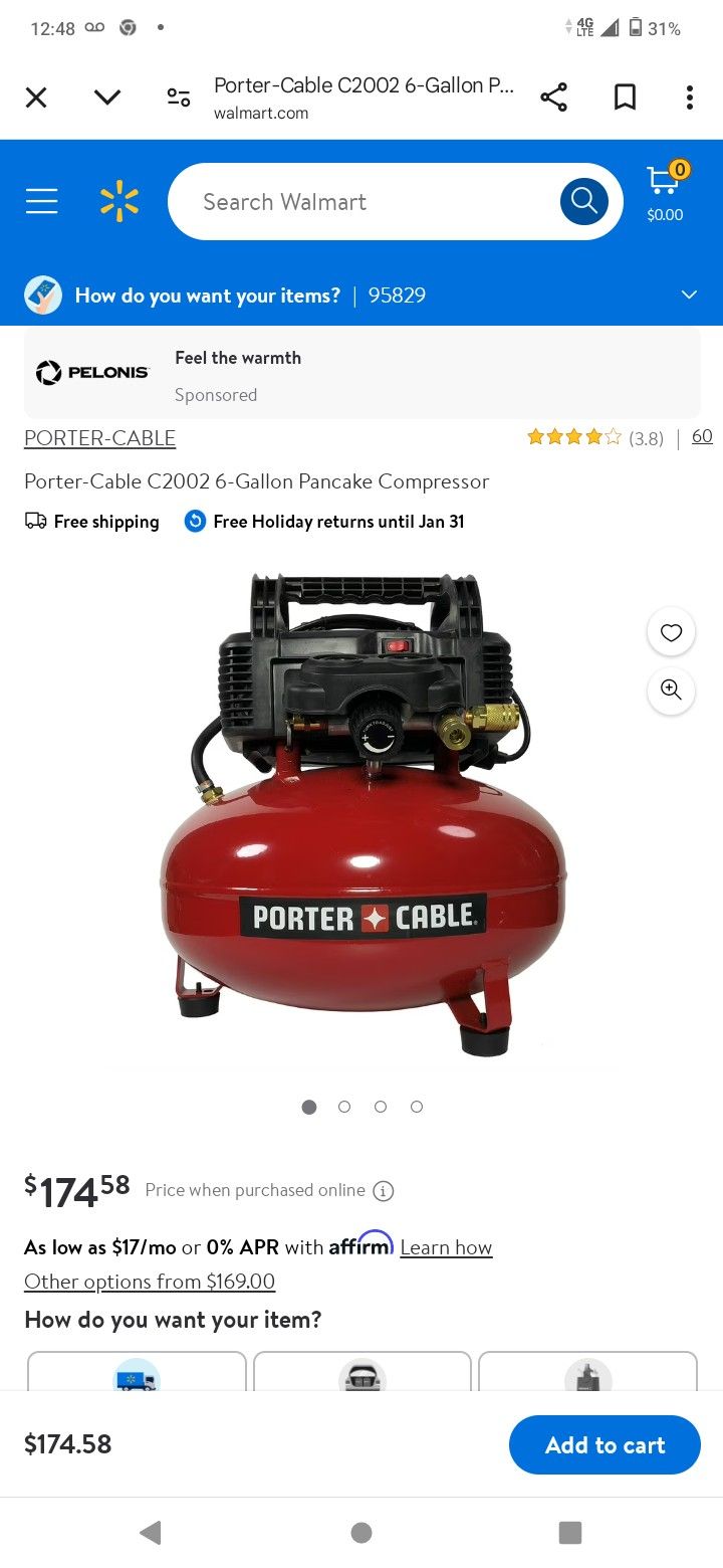 Porter Cable Air Compressor