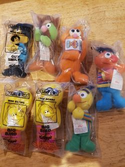 1999 Kellogg's Sesame Street toys $30