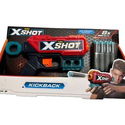 X-SHOT: EXCEL KICKBACK With 8 Foam Darts