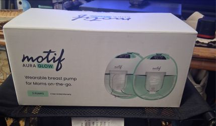 Motif Aura Glow Wearable Breast Pump – 2 Pack seal box brand new