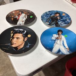 Limited Edition ELVIS plates   Set Of 4 NOW REDUCED TO $15