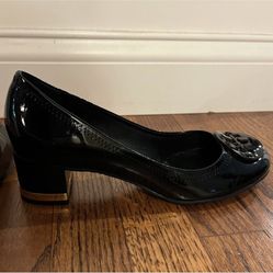 Tory Burch- Black Patent Leather Pumps. Size 8