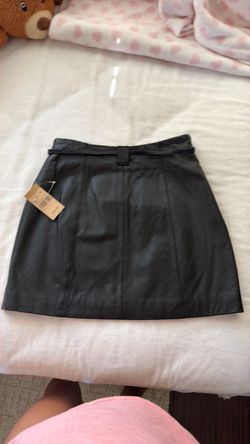 Leather Mini Skirt-Brand New!