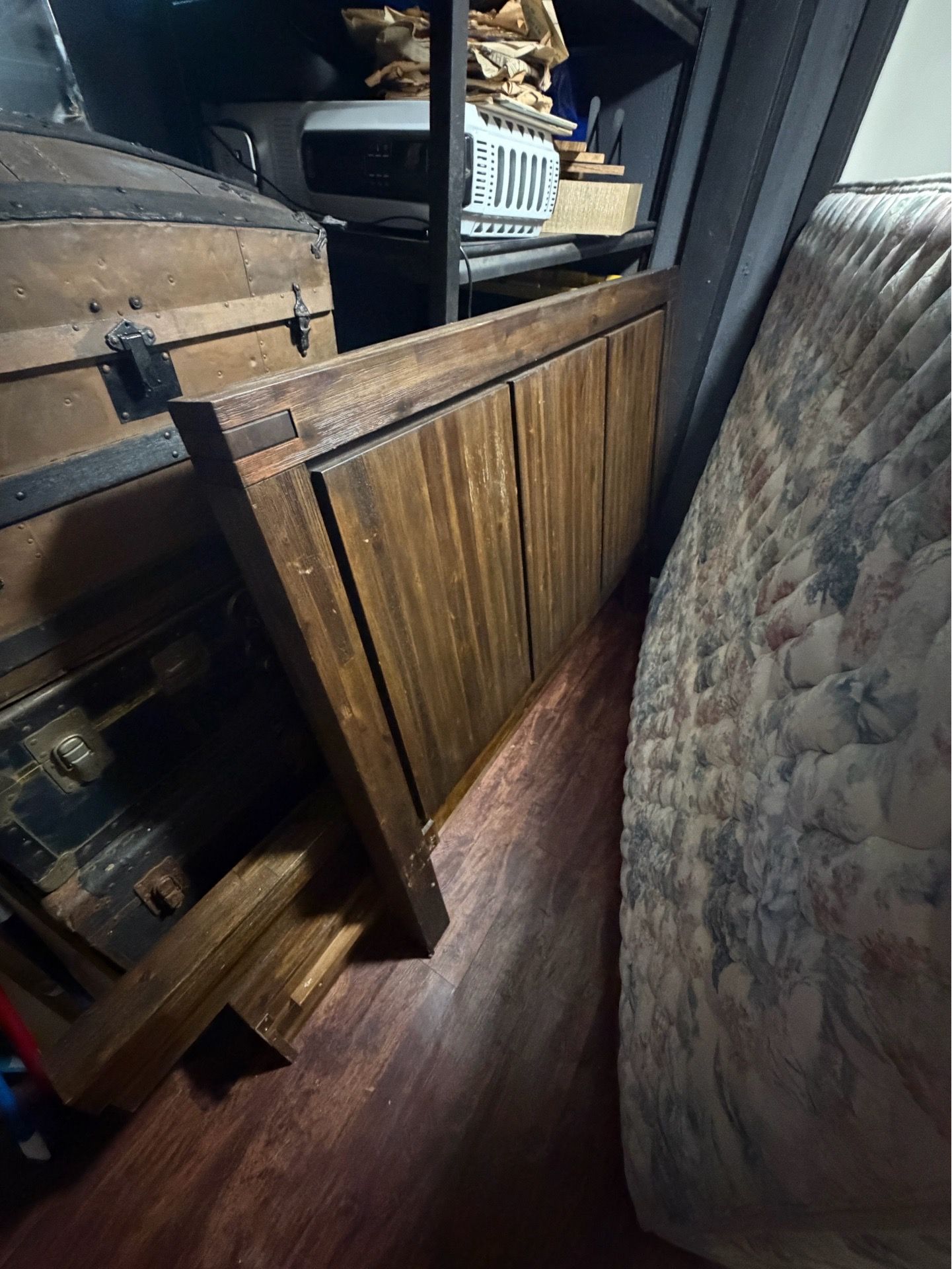 Complete Solid Wood Queen Bed Frame