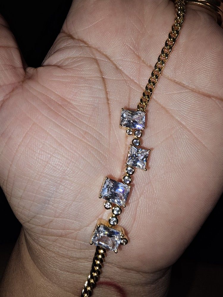 14k Gold Plated Over Stainless Anklet