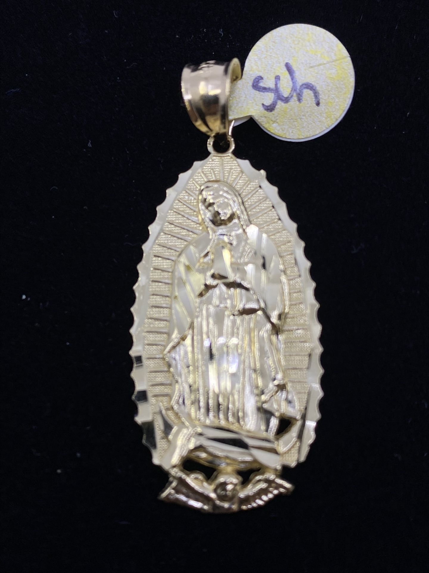 $625 Yellow Gold Virgin Mary Charm