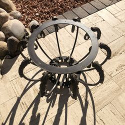 Heavy Metal Table Base/ Plant Stand/ Bird Bath Holder