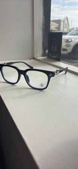 Chrome heart glasses