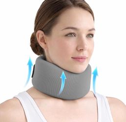 Soft memory foam neck brace