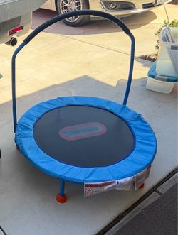 Little Tikes Toddler Trampoline with Handle Bar
