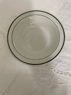 Green Stripe Bowl
