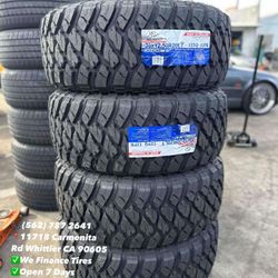 35x12.50R20 LT Atlander Mud Terrain New Set of Tires Installed and Balanced Set de Llantas Nuevas Instaladas y Balanceadas