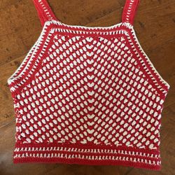 Crop Crochet Tank 