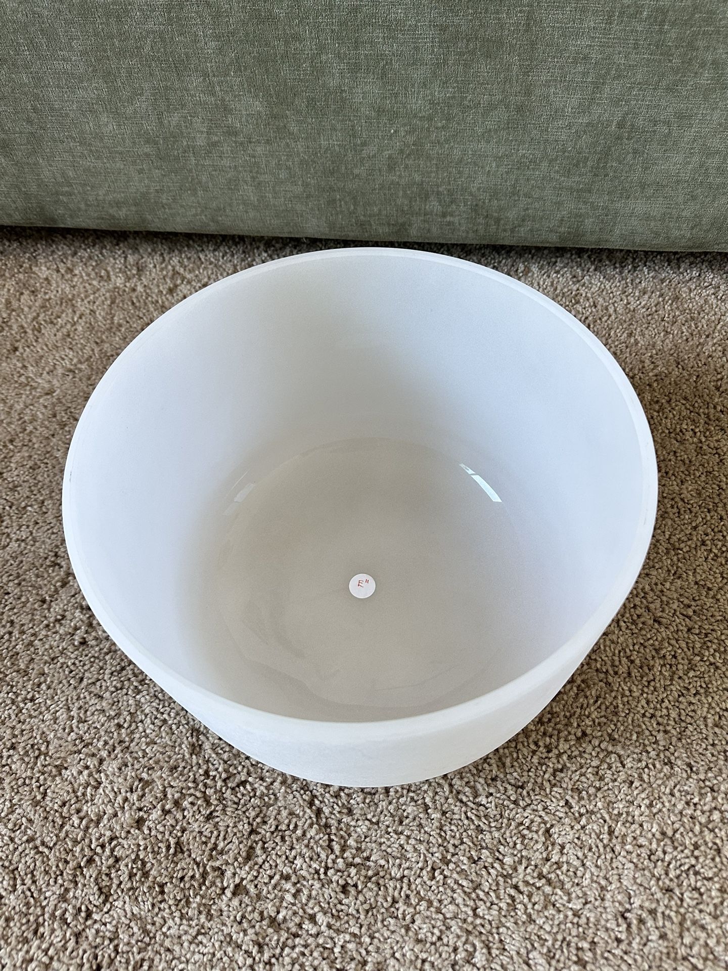 Crystal Singing Bowl - 11 Inch E