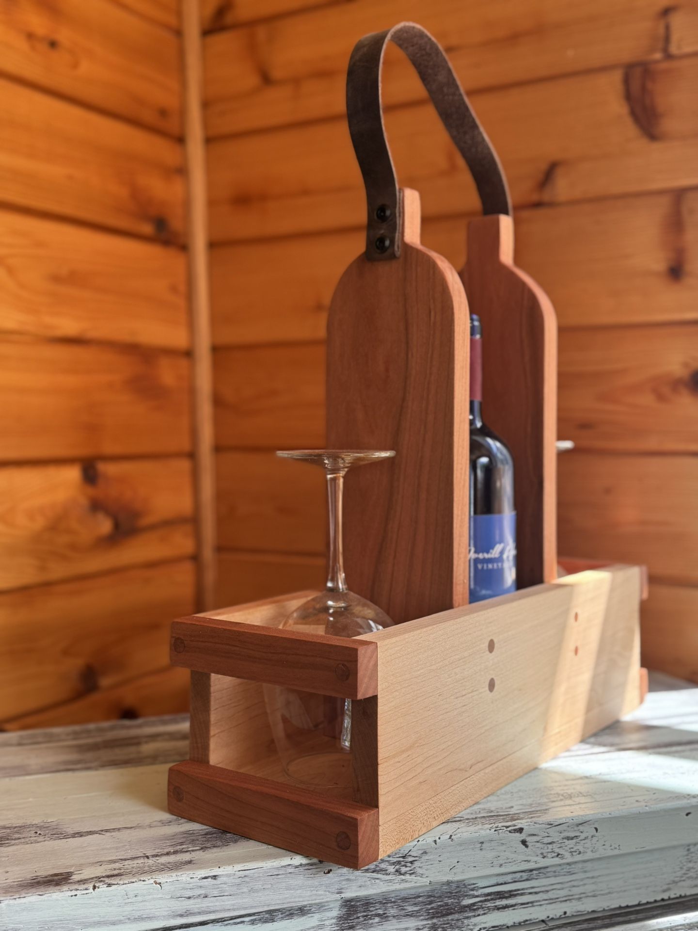 Wine Bottle/Glass Carrier 
