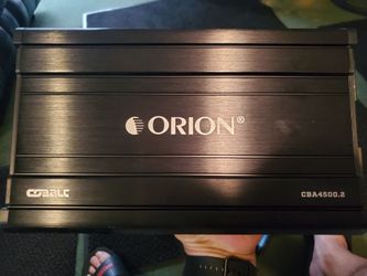 Orion amplifier 4500 watts 2 channel  brand New Never Used still in Box asking price $200 Is the price No Less.