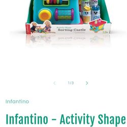 Toddler activity Shape Castle