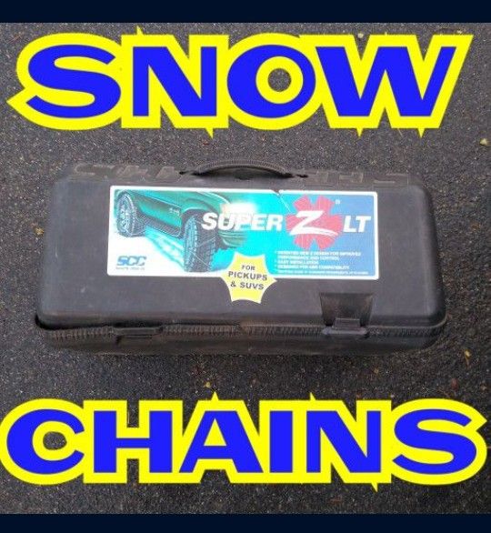 ❄️☃️⛷️15"-16-17-18-19-20-21-22" TIRES SUPER Z LT PEERLESS SCC ZT-735 SNOW CABLES/CHAINS ZT735 CAR TRUCK SUV JULIAN MOUNT LAGUNA TAHOE BIG BEAR MAMMOTH