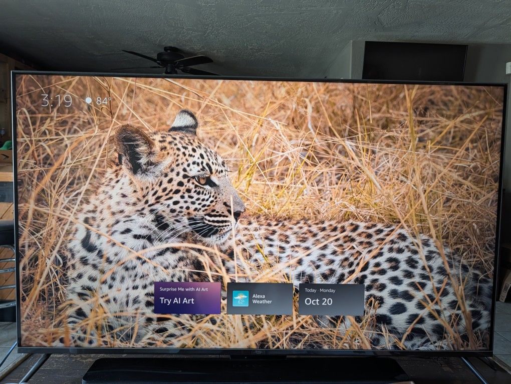 LIKE NEW: 65" Amazon Fire TV Omni QLED 4K HDR TV (3 Months Old! $720 New!)