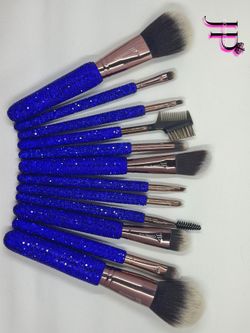 Navy Blue Diamond Brushes