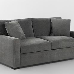 Macy’s Exclusive Gray Sleeper Sofa – Memory Foam Mattress