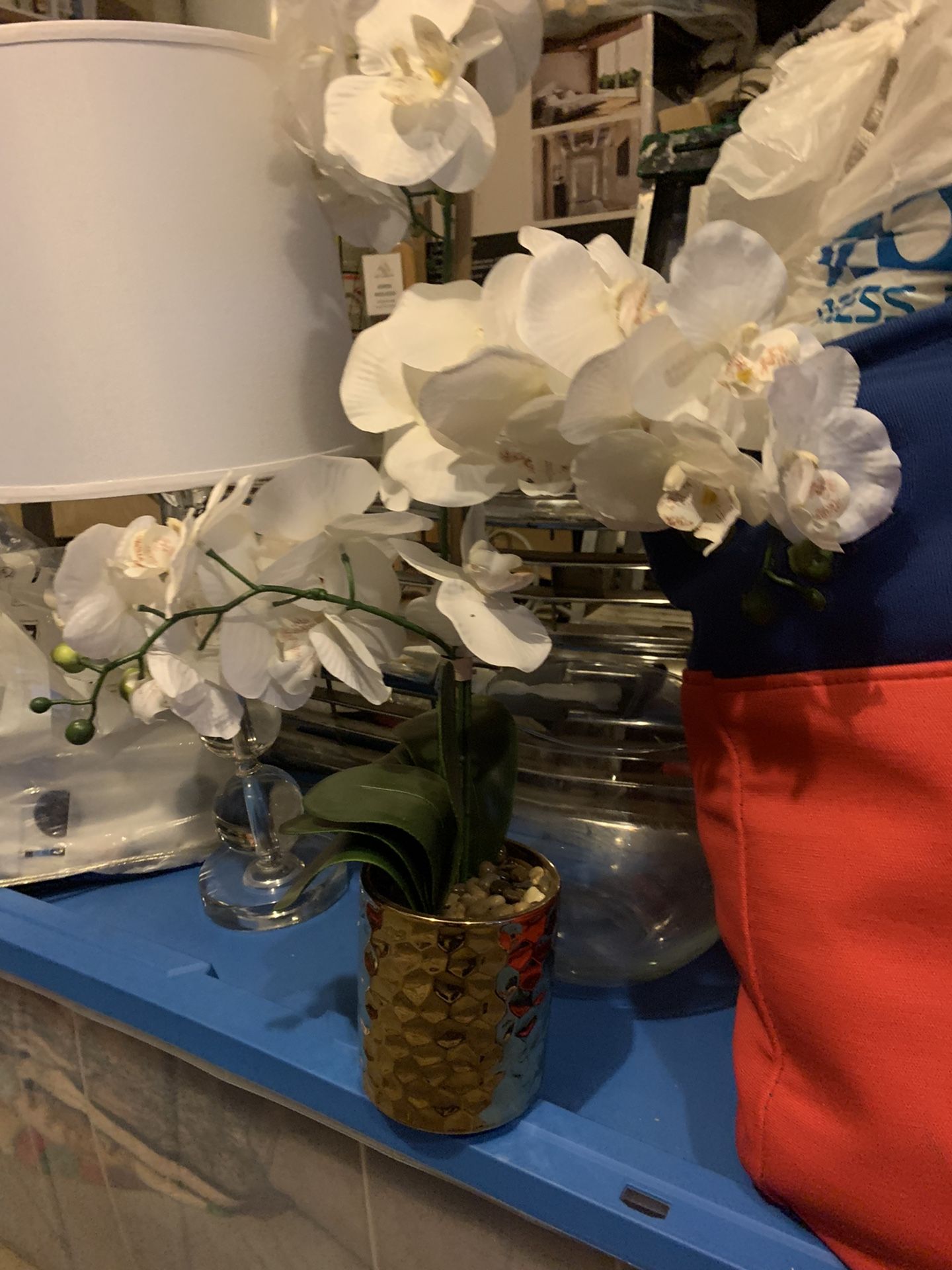 Flowers Decoration Gold Vase