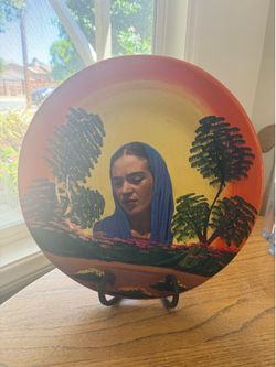 Large Frida pinto hand painted art